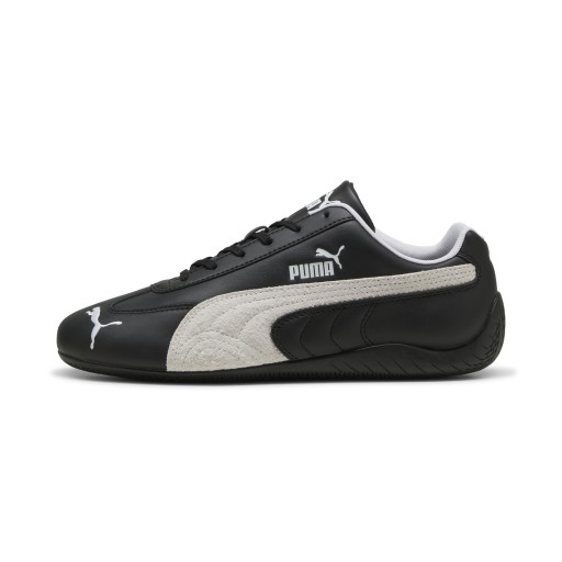 PUMA Speedcat uniseks leren sneakers, Zwart/Wit