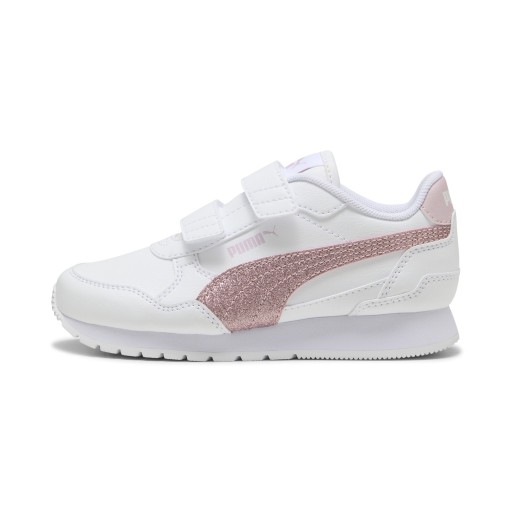 PUMA ST Runner v4 Glitter sneakers voor Dames, Roze/Wit