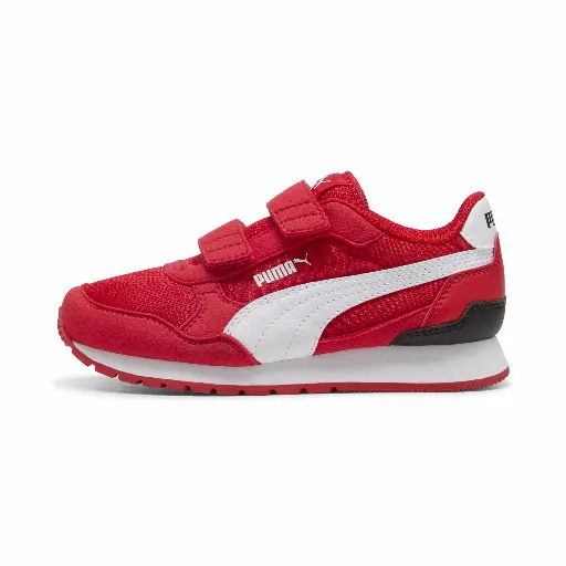 PUMA ST Runner v4 mesh sneakers, Zwart/Rood/Wit