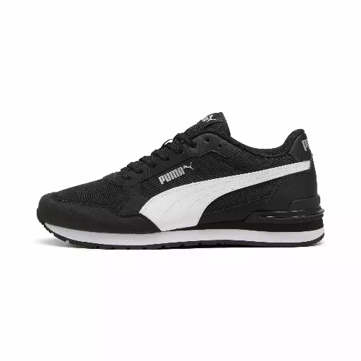 PUMA ST Runner v4 Mesh unisex sneakers, Zwart/Wit/Zilver