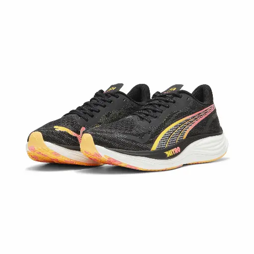 PUMA Velocity NITRO™ 3 hardloopschoenen voor Heren, Zwart/Zilver