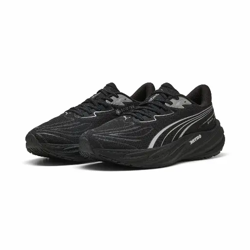 PUMA Velocity NITRO™ 5 GTX hardloopschoenen voor Heren, Zwart/Zilver