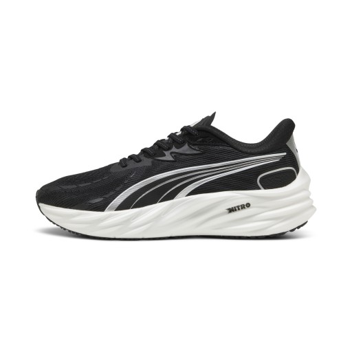 PUMA Velocity NITROâ¢ 4 hardloopschoenen voor Heren, Zwart/Zilver