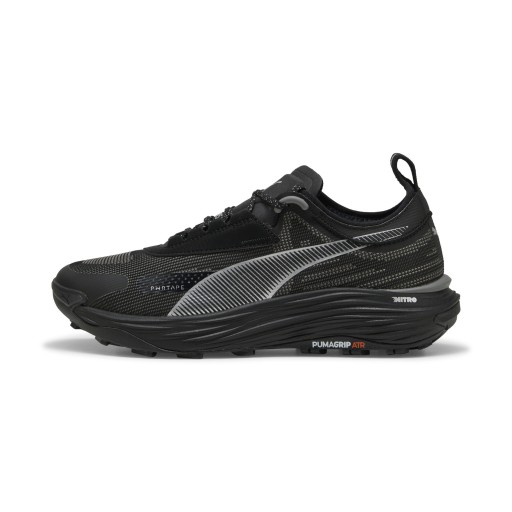 PUMA Voyage NITROâ¢ 3 hardloopschoenen voor Heren, Zwart/Zilver