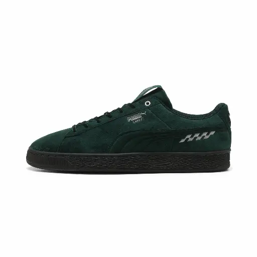 PUMA x ASTON MARTIN ARAMCO F1® TEAM Basket UK sneakers uniseks, Groen/Zilver
