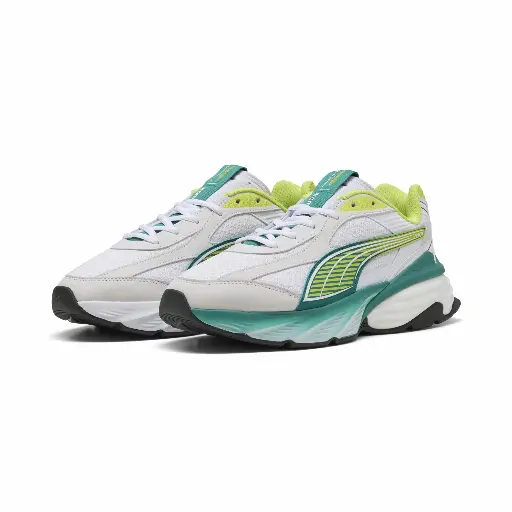 PUMA x ASTON MARTIN ARAMCO F1Â® TEAM Fade uniseks sneakers, Groen/Wit