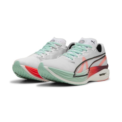 PUMA x HYROX Deviate NITROâ¢Elite 3 hardloopschoenen voor Dames, Rood/Wit