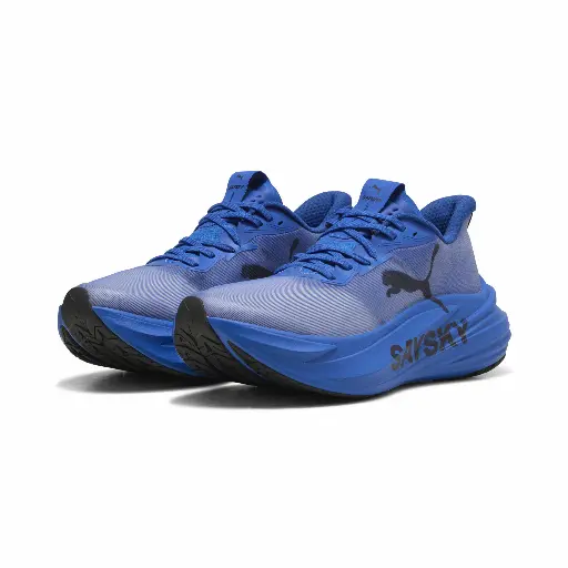 PUMA x SAYSKY MagMax NITROâ¢ 2 hardloopschoenen voor Heren, Blauw/Zwart