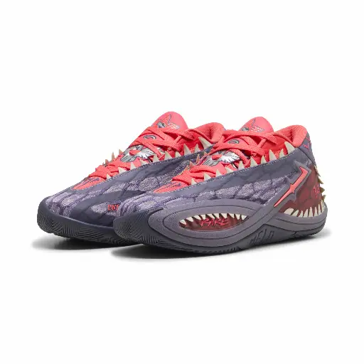 PUMA x STRANGER THINGS MB.06 basketbalschoenen, Paars