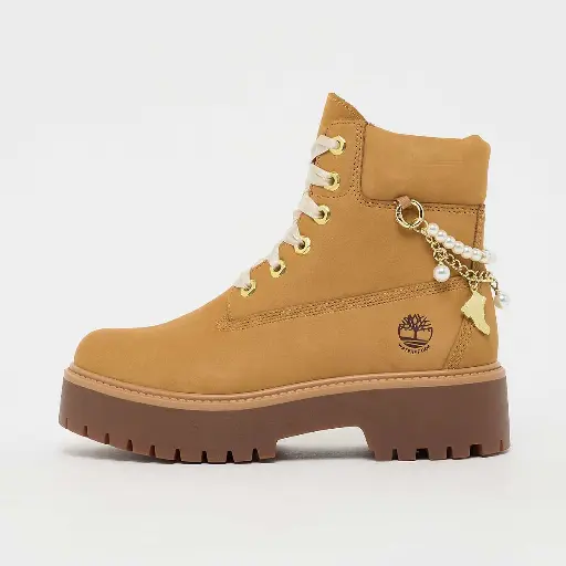 Timberland Stone Street 6 Inch Lace Up WP Charms Beige