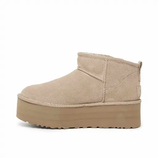 UGG Wmns Classic Ultra Mini Platform Sneaker Women Beige 