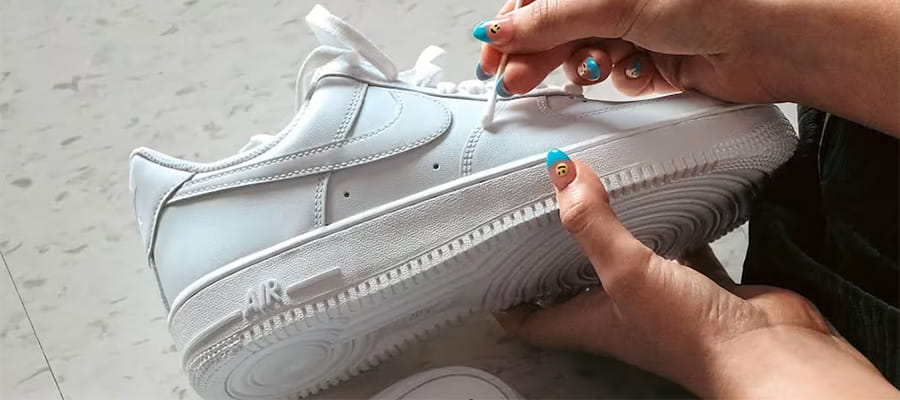 Air Force 1 schoon maken