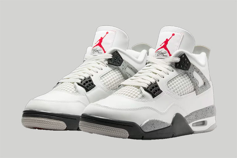 Air Jordan 4 White Cement