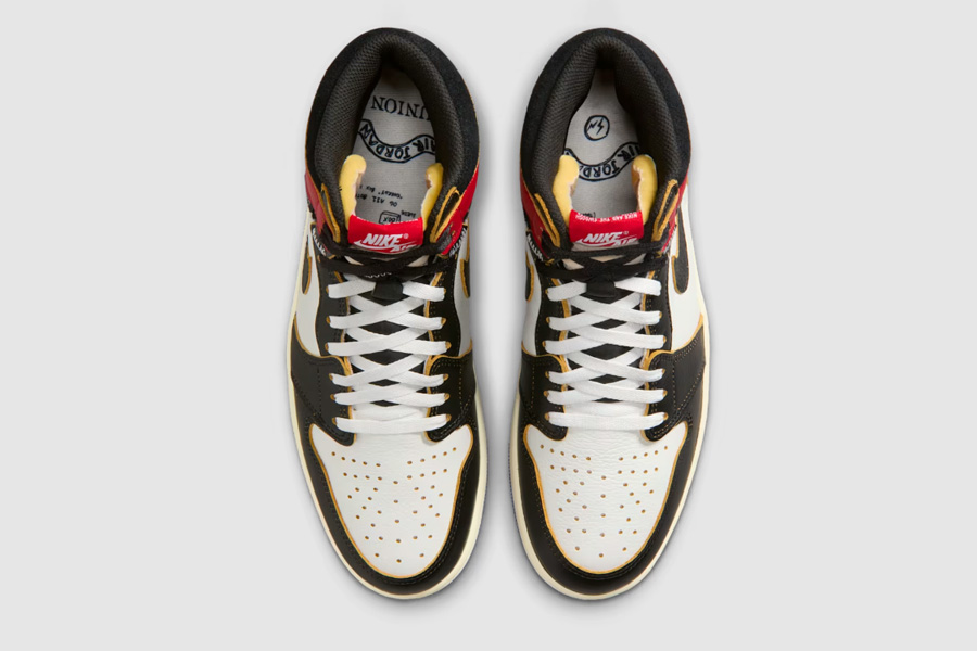 AJ1 Union x Fragment Black/Varsity Red