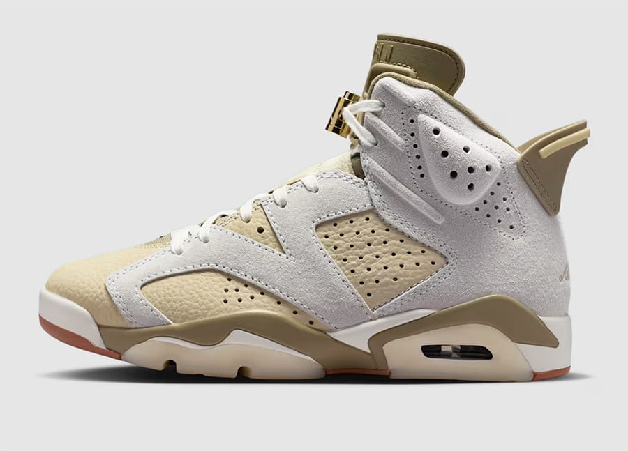 Air Jordan 6 Sail Neutral Olive Women IR2009-133